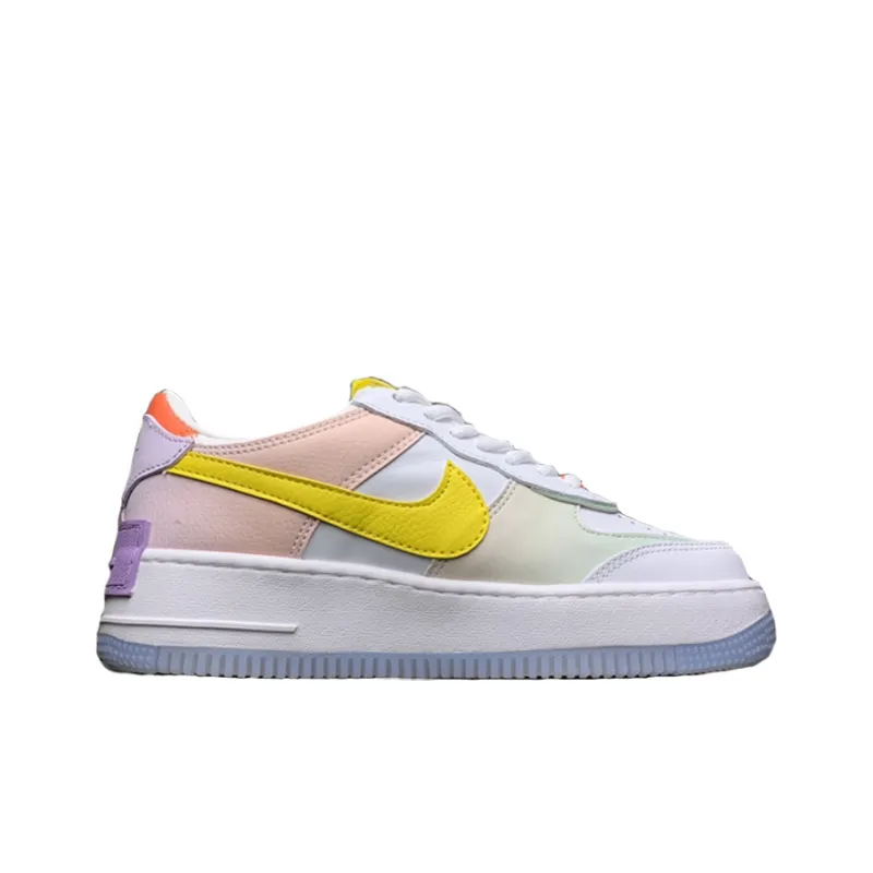 Nike Air Force Low Shadow White Hydrogen Blue Purple Women's US
