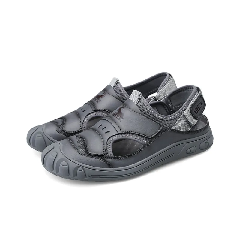 BECK River Trekking Shoes Men Khaki/Gray-5
