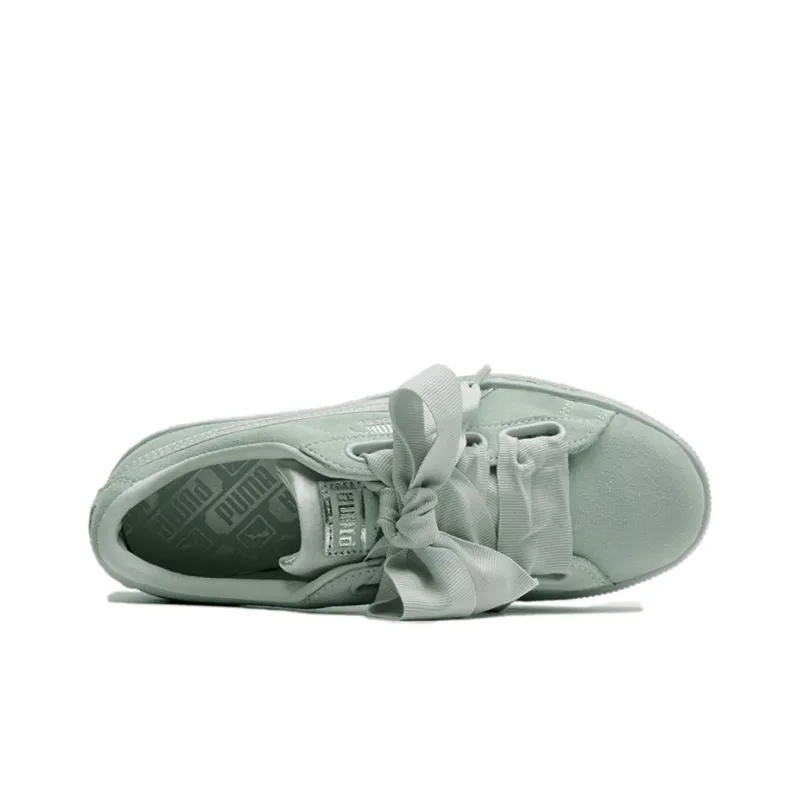 PUMA Suede Heart Ep Blue Flo Sneakers Green Women's-2