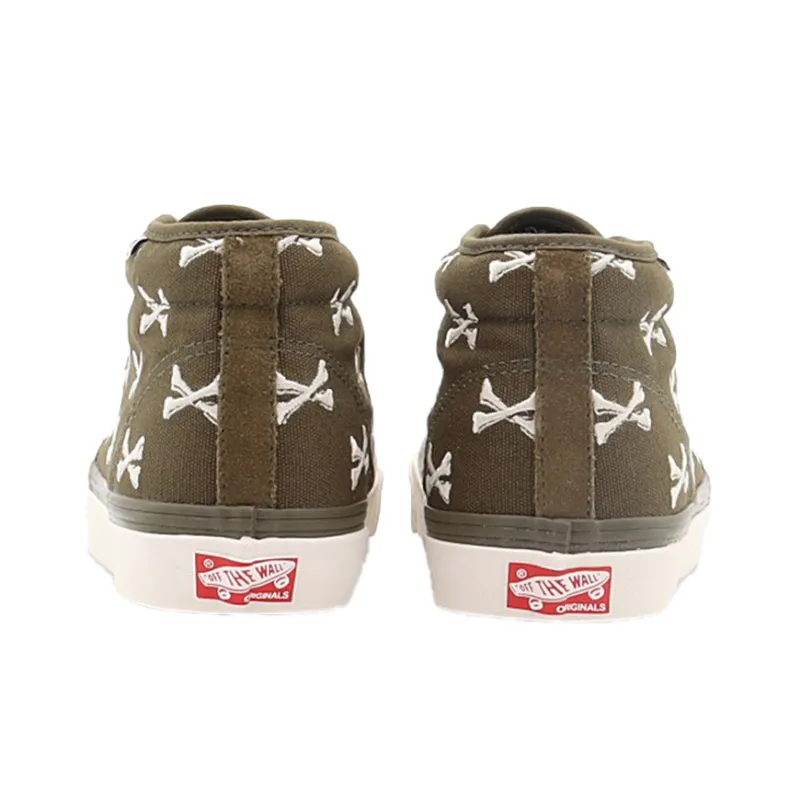 Vans Chukka Boot Wtaps Olive Crossbones-4