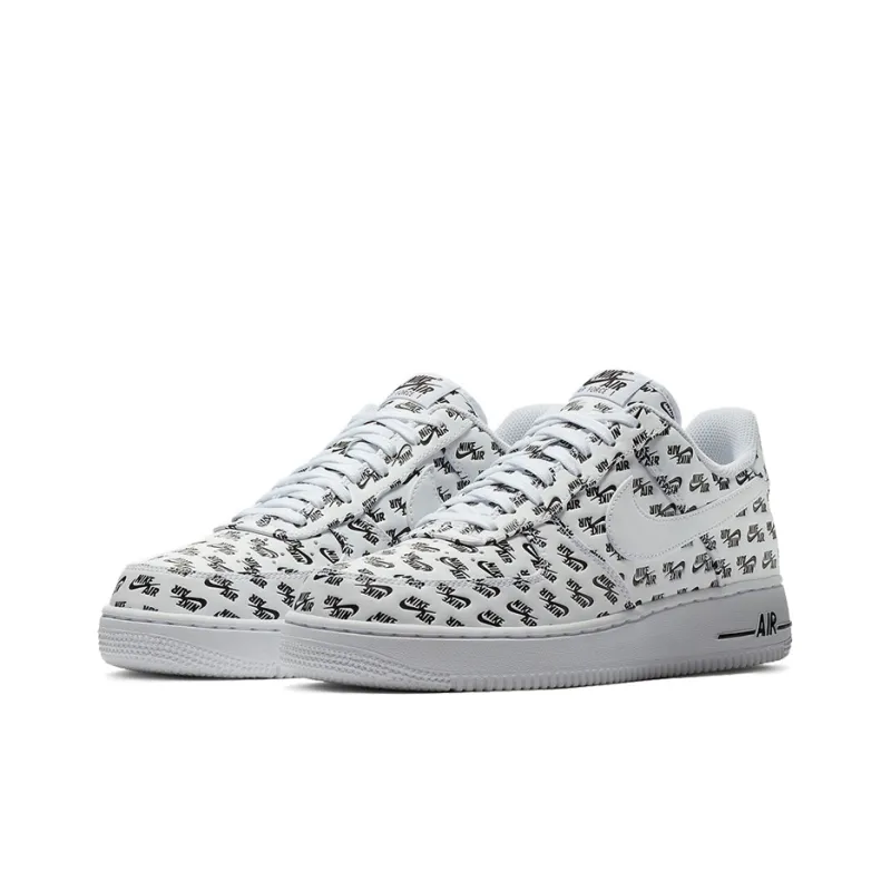 Nike Air Force 1 Low All Over Logo White-2
