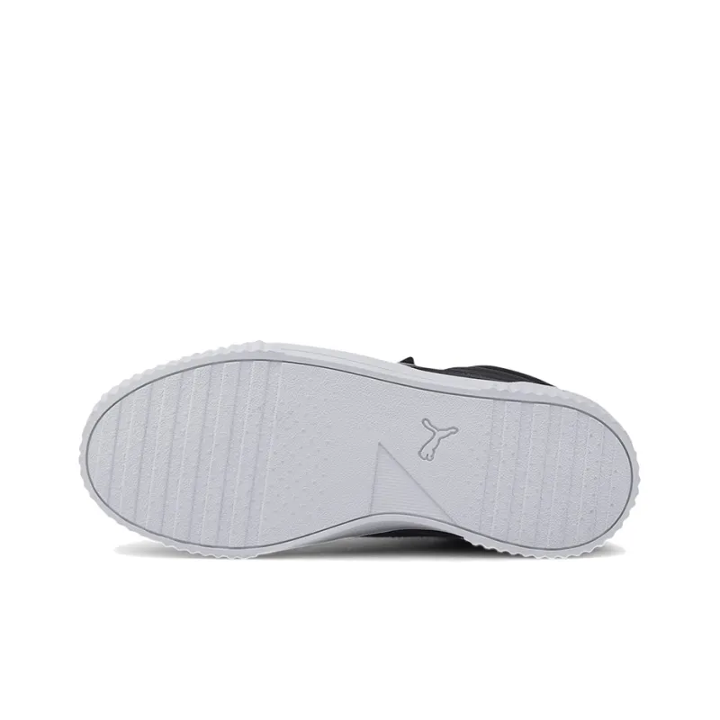 PUMA Carina Mid Black/White Mid Board Shoes Women's-5