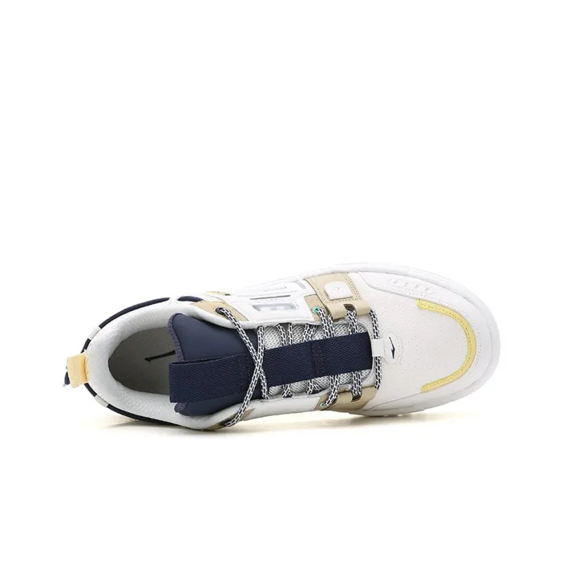 Erke Xun Kirin Low-Top Skateboard Shoes Men's White-2
