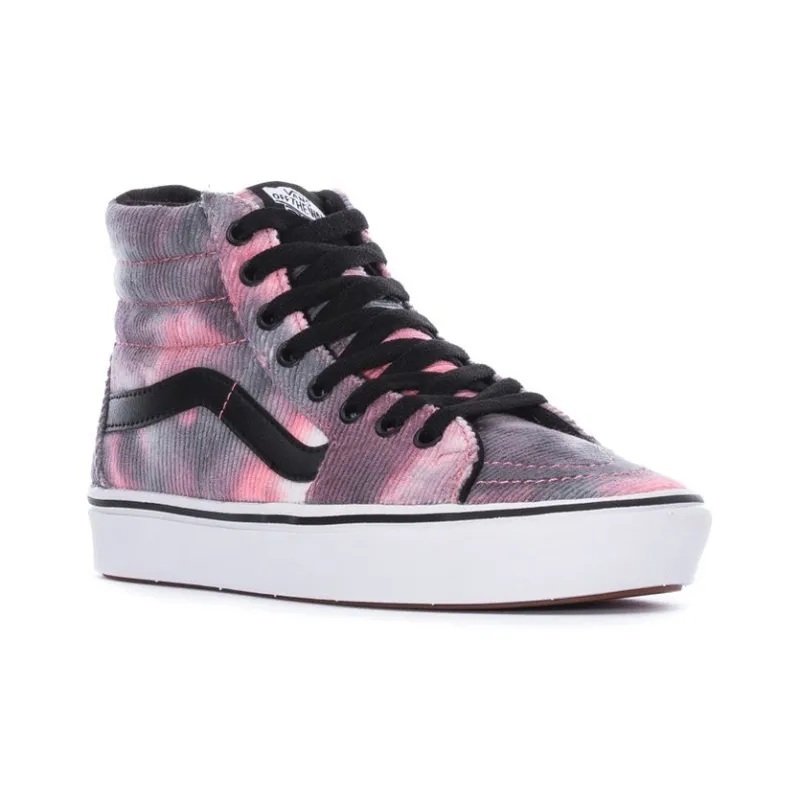 Vans ComfyCush SK8 HI Grey/Pink Women's-2