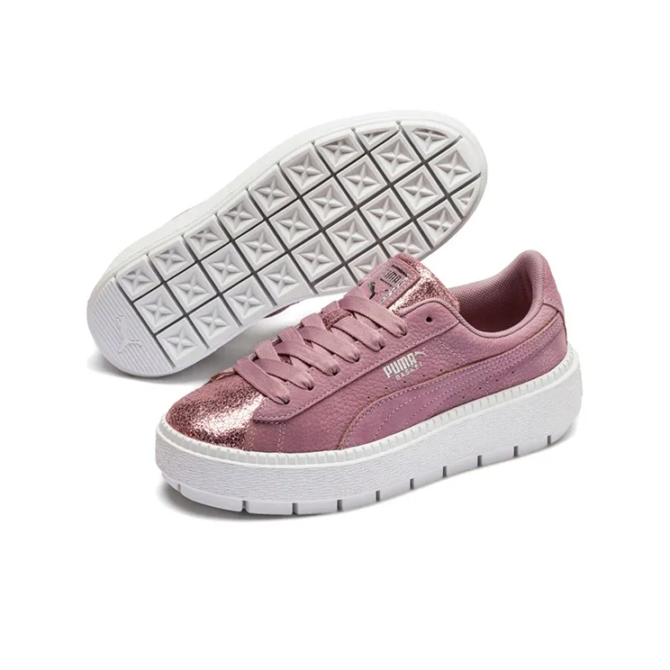 PUMA Platform Trace Bio Hacking Pink/White Women's-2