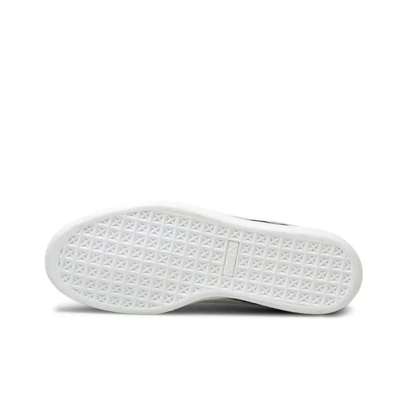 PUMA Suede Classic Xxi Low-Top Skateboard Shoes Unisex Black White-4