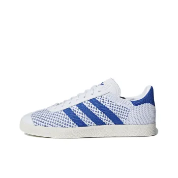 Adidas Originals GAZELLE Non-slip Lightweight Low-Top Skateboard Shoes Men's Blue White