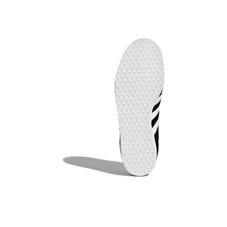 Adidas Originals Gazelle Black White Gold Metallic Women's-5