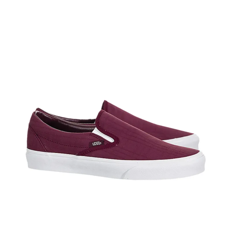 Vans Unisex Slip on Shoes Deep Wine Wine Red-1