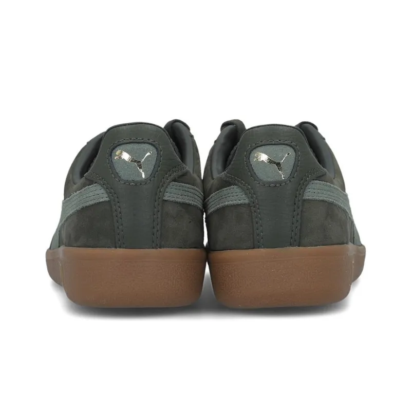 PUMA Madrid Nbk Wear-resistant And Lightweight Low-Top Skateboard Shoes Men's Green Brown-3