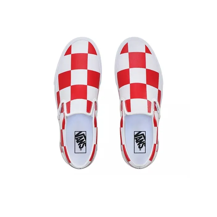 Vans Classic Slip On 'Leather Check'-3