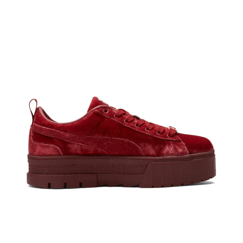 PUMA Mayze Velvet Tibetan Red Women's-1