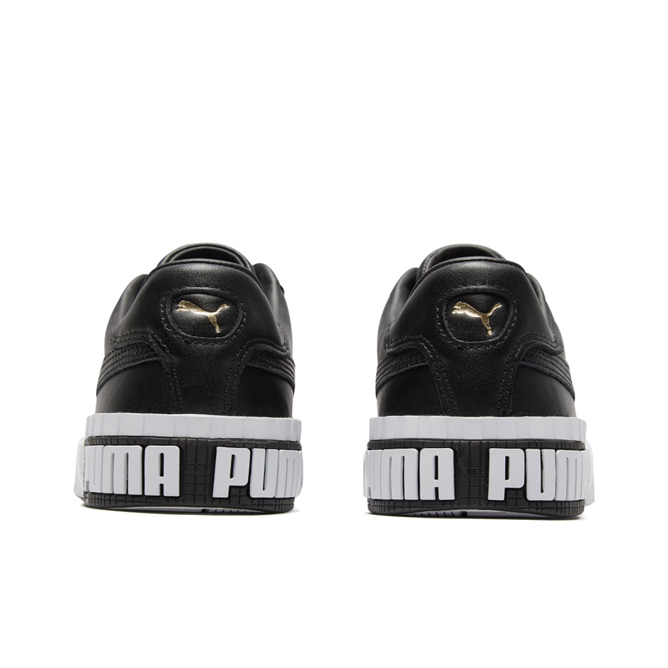 PUMA Cali Bold Black Metallic Gold Women s POIZON