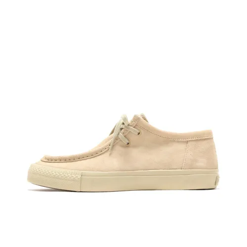 Converse Cs Moccasins SK OX Wear-Resistant Low-Top Skateboard Shoes Unisex Beige