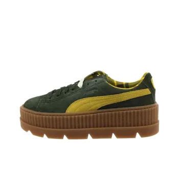 PUMA Cleated Creeper Rihanna Fenty Suede Green Women's