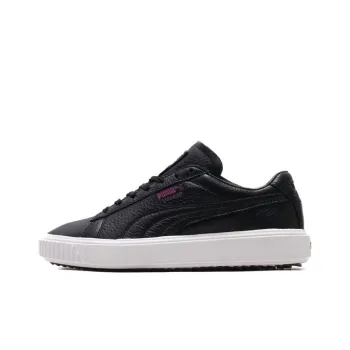 PUMA Unisex Breaker Leather Sneakers Black