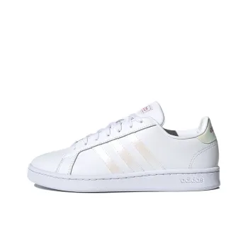 Adidas Neo GRAND COURT Low Top Skateboard Shoes Women's White Yellow Purple