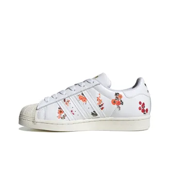 Adidas Originals Superstar White Floral Women's