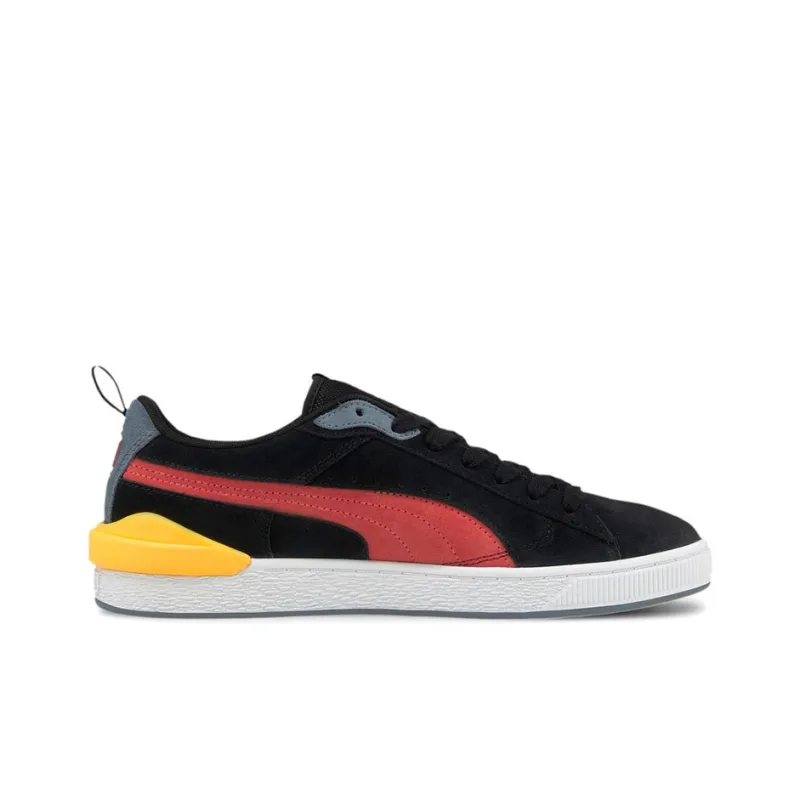 Puma Suede Black Paradise Pink-1