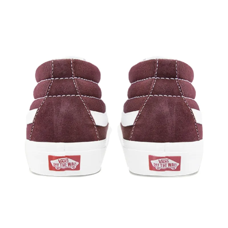Vans Sk8 Mid Mid Top Retro Skate Shoes Unisex Dark Purple-4