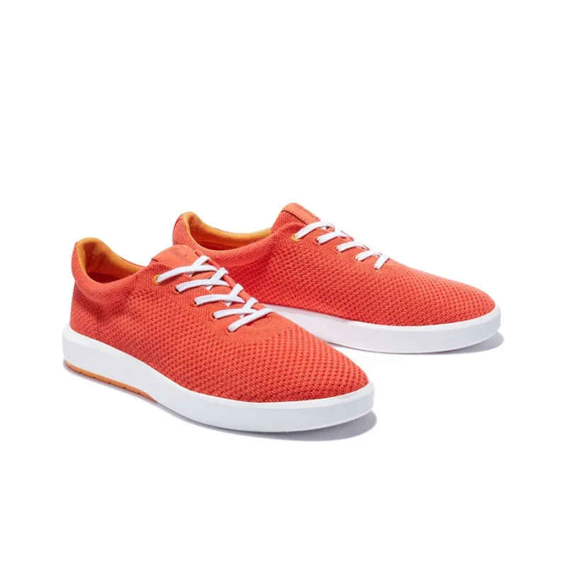 Timberland TRUECLOUD Skateboard Shoes Men Low-Top Orange Red/White-2