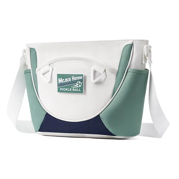 MR.ACE HOMME Polyester Envelope Bag Shoulder Bag Crossbody Bag Regular Unisex Dusty Blue White-2