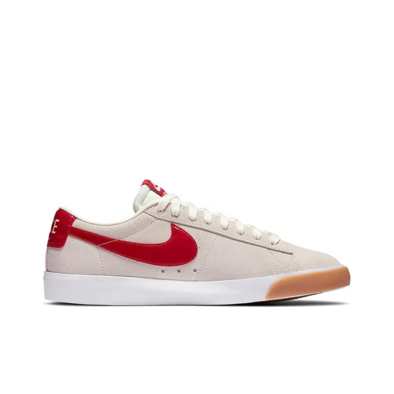 Nike Sb Blazer Low Gt Sail Cardinal Red-1