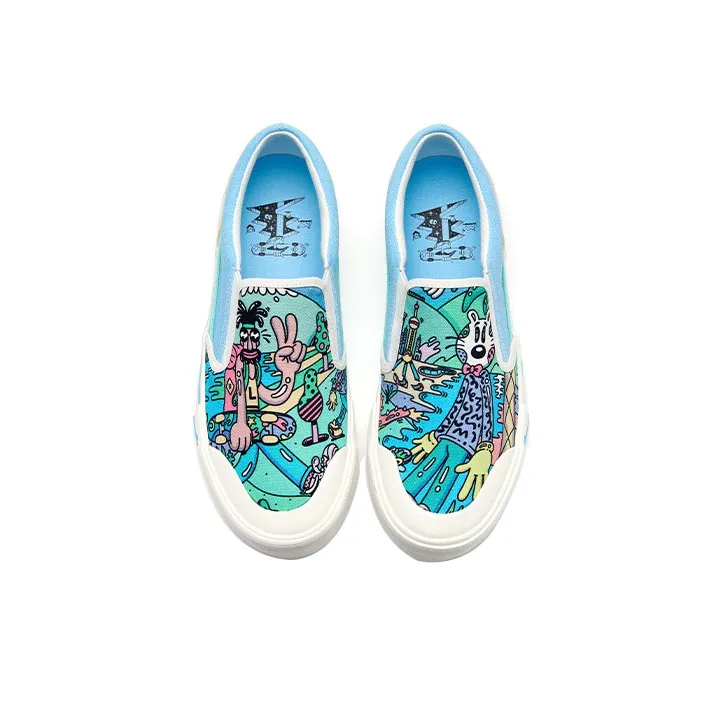 LINING Boogle X Steven Harrington Shoes 'Blue'-3