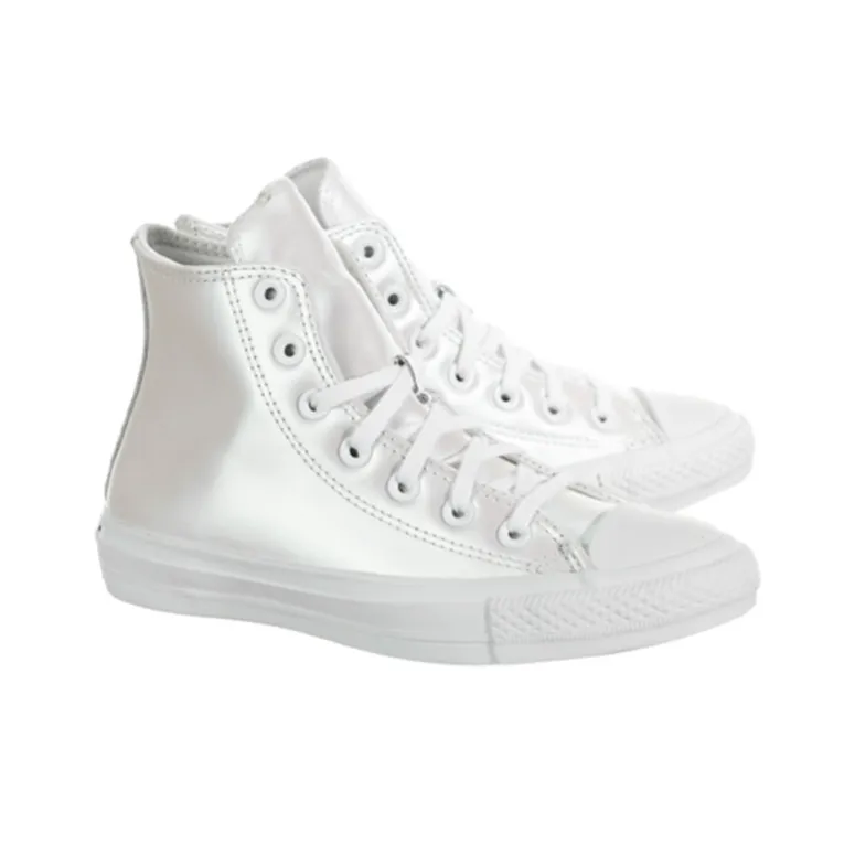 Converse Chuck Taylor All Star Iridescent Leather White Women's-2