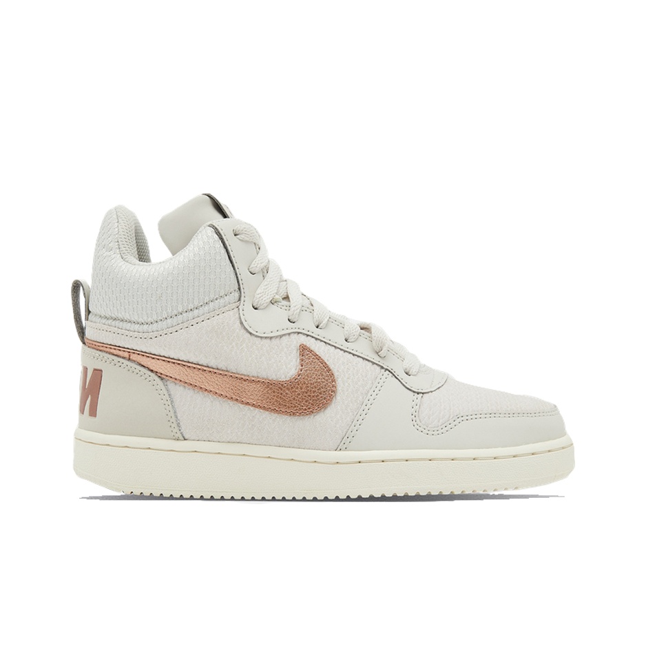 Nike Court Borough Mid Premium Light Bone Metallic Red Nike Court Borough Mid Premium Light Bone Metallic Red