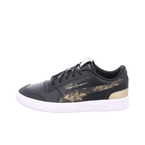 PUMA Ralph Sampson Skateboard Shoes Women's Low-Top Black/White