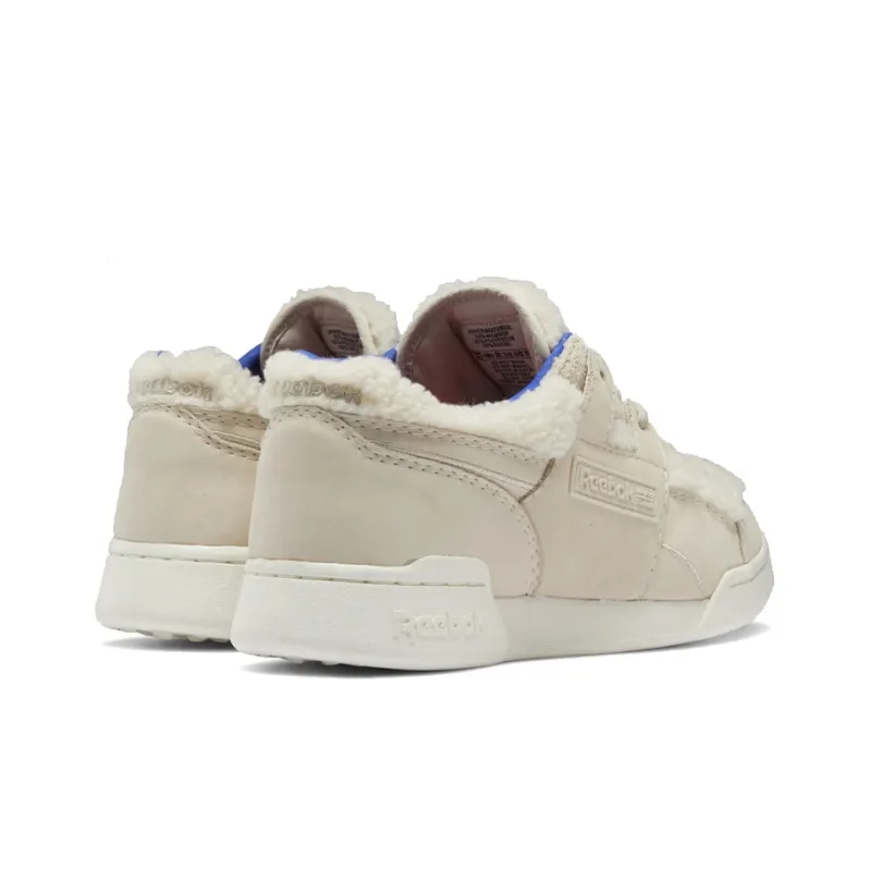 Reebok Workout Skateboard Shoes Men Low-Top Beige-3
