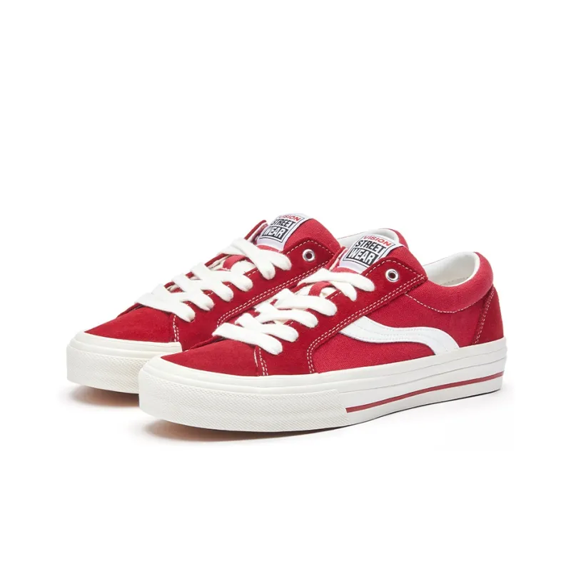 Odd CIRKUS x Vision Street Wear Astley Pro Low Top Skateboard Shoes Unisex Red-2