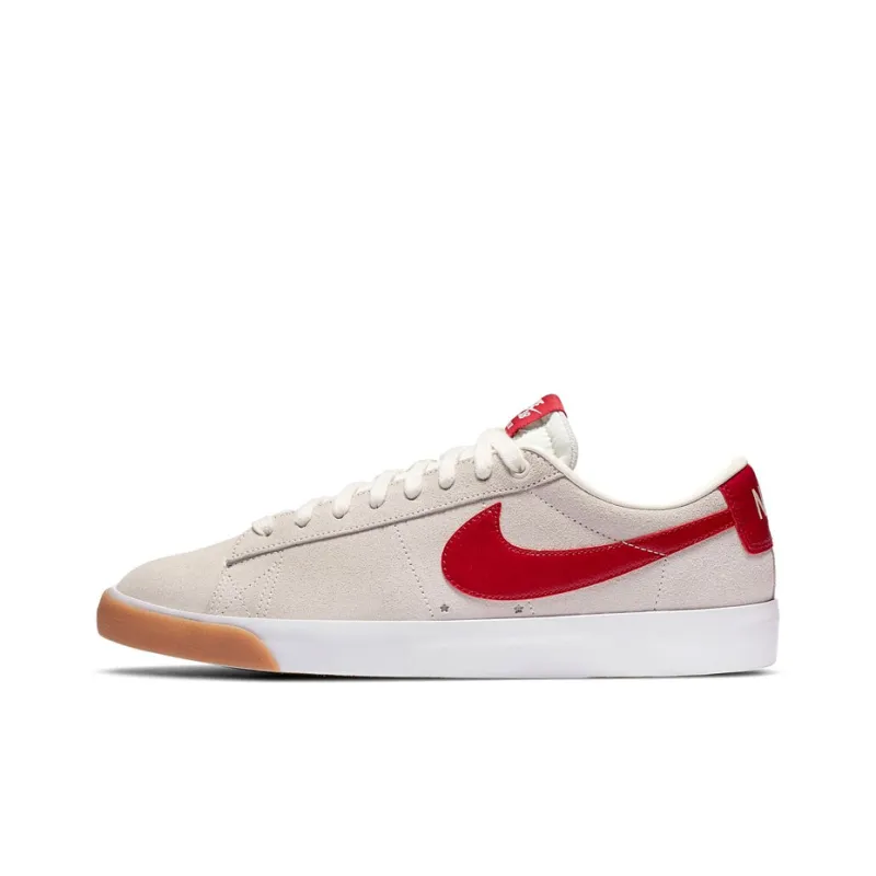 Nike Sb Blazer Low Gt Sail Cardinal Red-0