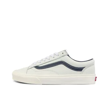 Vans Style 36 Low Tops Skateboarding Shoes Unisex White Blue Contrasting Colors