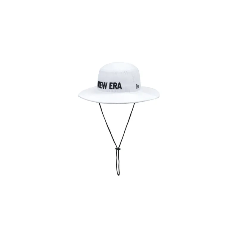New Era Polyester Bucket Hats Unisex White-5