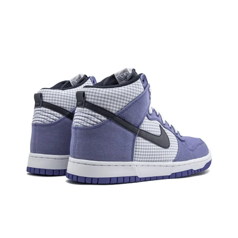 Nike Dunk High Lyon Blue Gingham-3