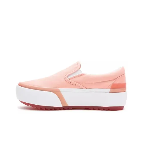 Vans Slip-on Skateboard Shoes Women's Low-Top Pink