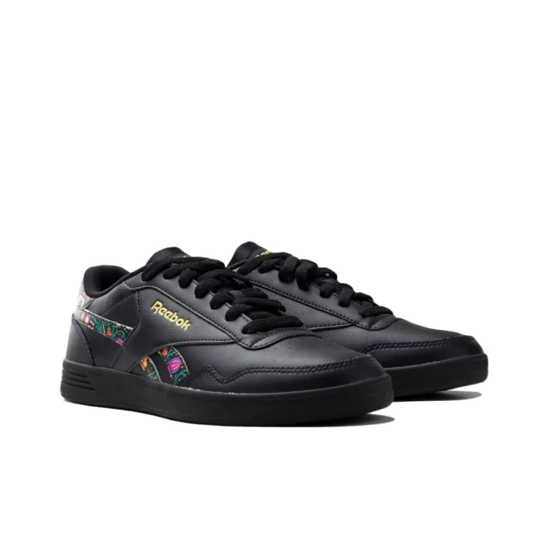 Reebok Royal Techque T Flowers Stylish Low Top Casual Skate Shoes Unisex Black-2
