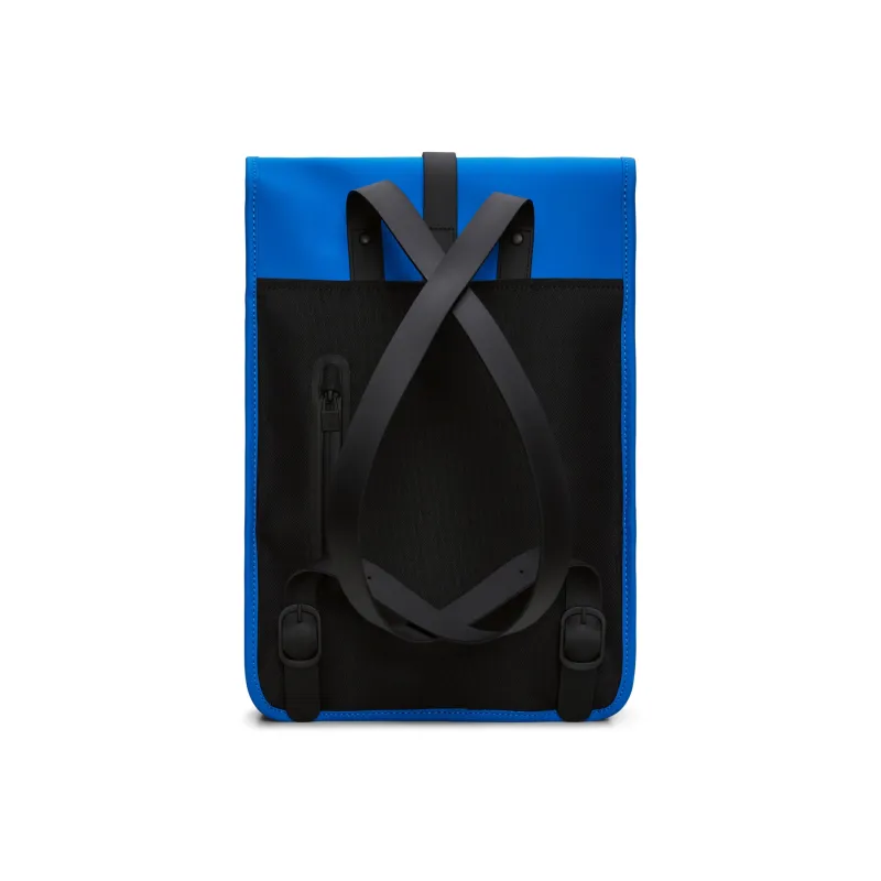 Rains Polyurethane And Polyester Blend Laptop Backpack Mini Unisex Black-13