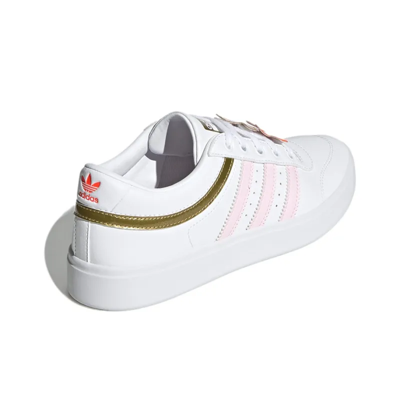 Adidas Bryony Cloud White Clear Pink Gold Metallic Women's-3