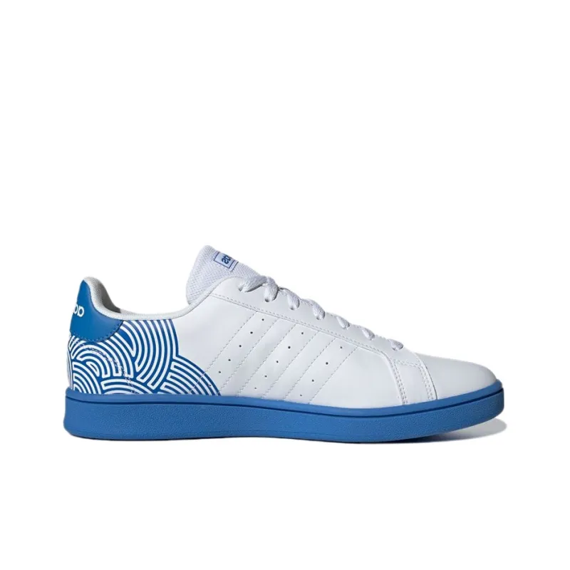 Adidas Grand Court Base 'White Blue'-1