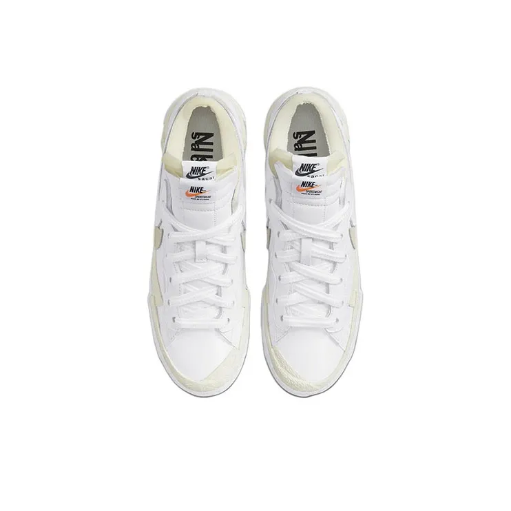 Nike Blazer Low Sacai White Patent Leather-3