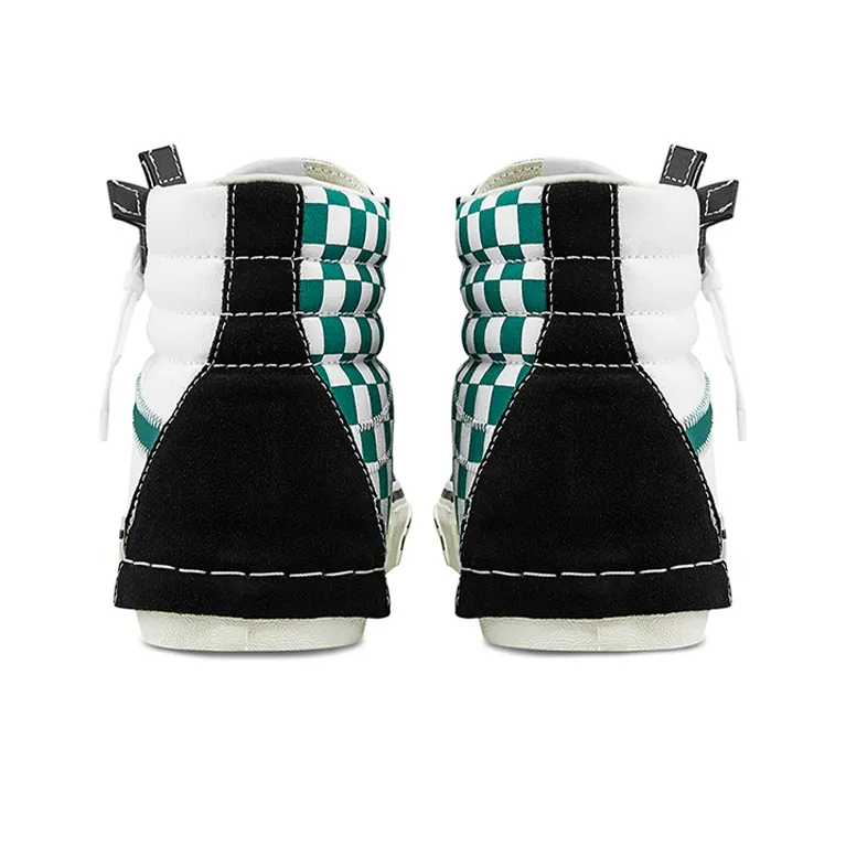 Vans SK8 HI Reissue Cap Skate Shoes Black/Green-4