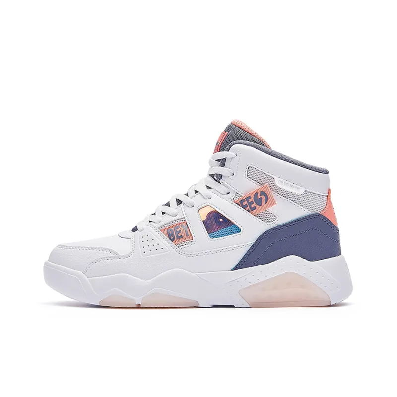 361° Warm High Top Skateboard Shoes Women's Matte Blue-0