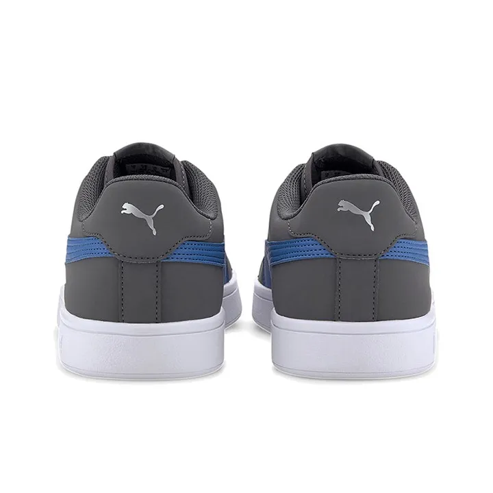 PUMA Smash V2 Buck Low-Top Skateboard Shoes Unisex Gray Blue White-3