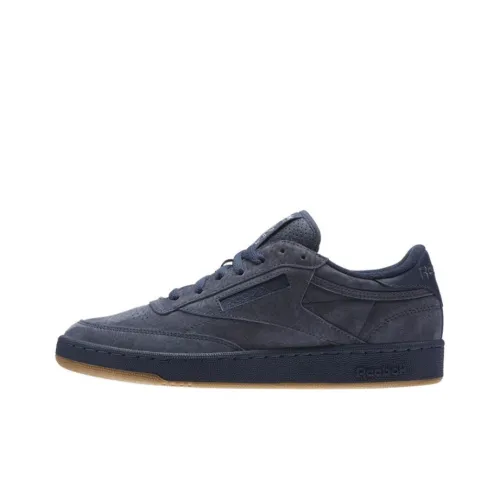 Reebok Club C Skateboard Shoes Men Low-Top Blue