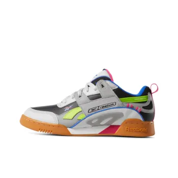 Reebok Workout Plus ATI 90s Slip Resistant Cushioning Low Top Skateboard Shoes Unisex Gray