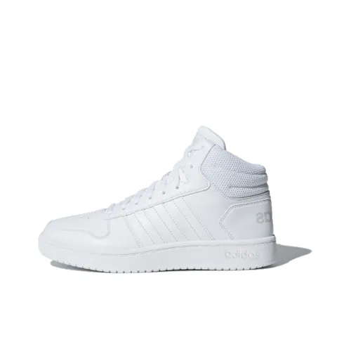 Adidas Neo Hoops 2.0 Skateboard Shoes Women's Mid-Top White