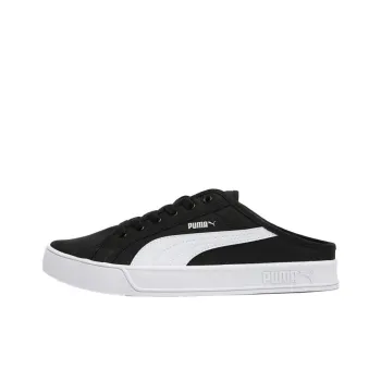 PUMA Smash Vulc Mule Low Top Skateboard Shoes Unisex Black